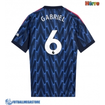 Fotballdrakt Herre Arsenal Gabriel Magalhaes #6 Bortedrakt 2025-26 Kortermet